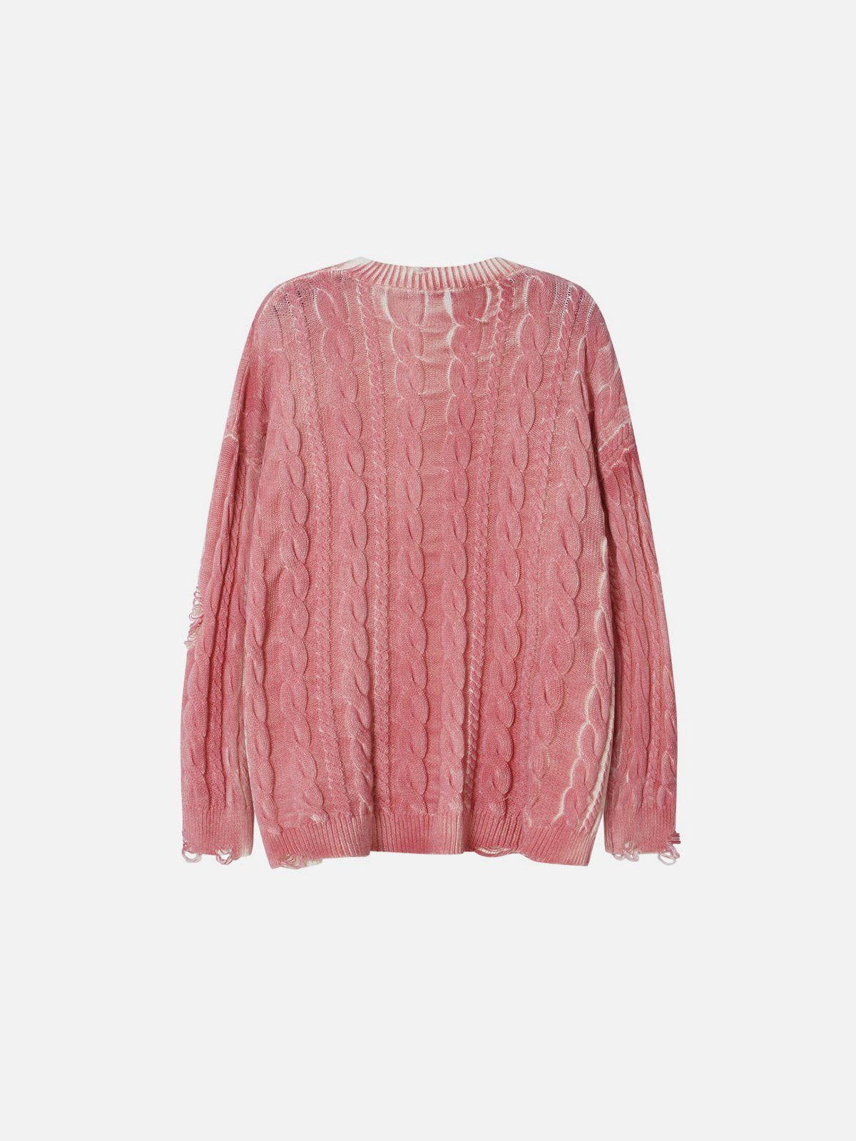 Aelfric Eden Gardient Distressed Sweater