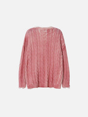Aelfric Eden Gardient Distressed Sweater