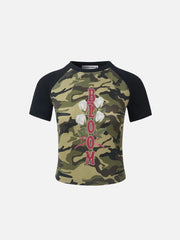 Aelfric Eden Camouflage Flower Print Tee