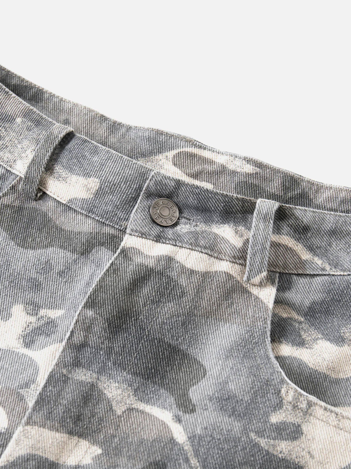 Aelfric Eden Camouflage Washed Barrel Jeans