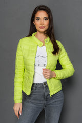 Geaca subtire fara gluga - GIULIA - Galben Neon