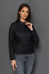 Geaca subtire fara gluga - GIULIA - Neagra