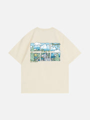 Aelfric Eden Peace Pigeon Print Tee