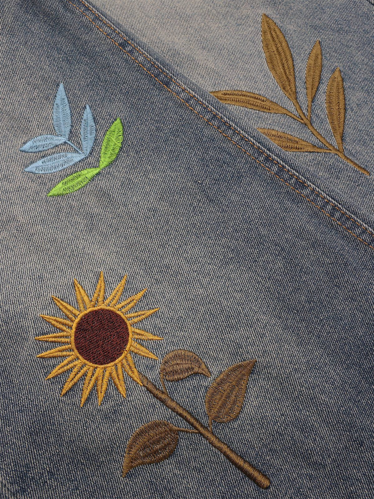Aelfric Eden Flower Embroidery Jeans