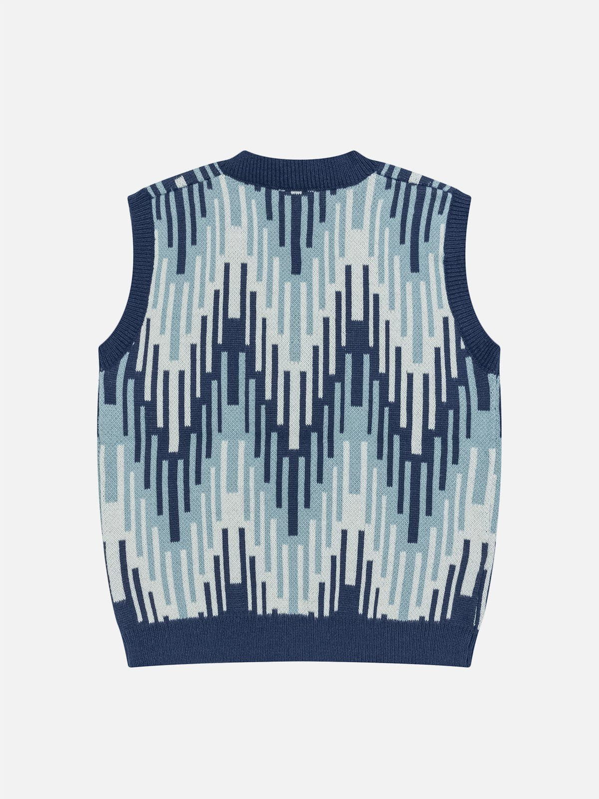 Aelfric Eden Color Blocking Stripe Sweater Vest