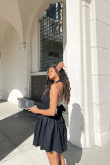 Flora Linen Mini Dress