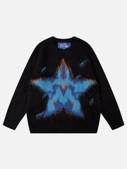 Aelfric Eden Star Jacquard Wool Blend Sweater