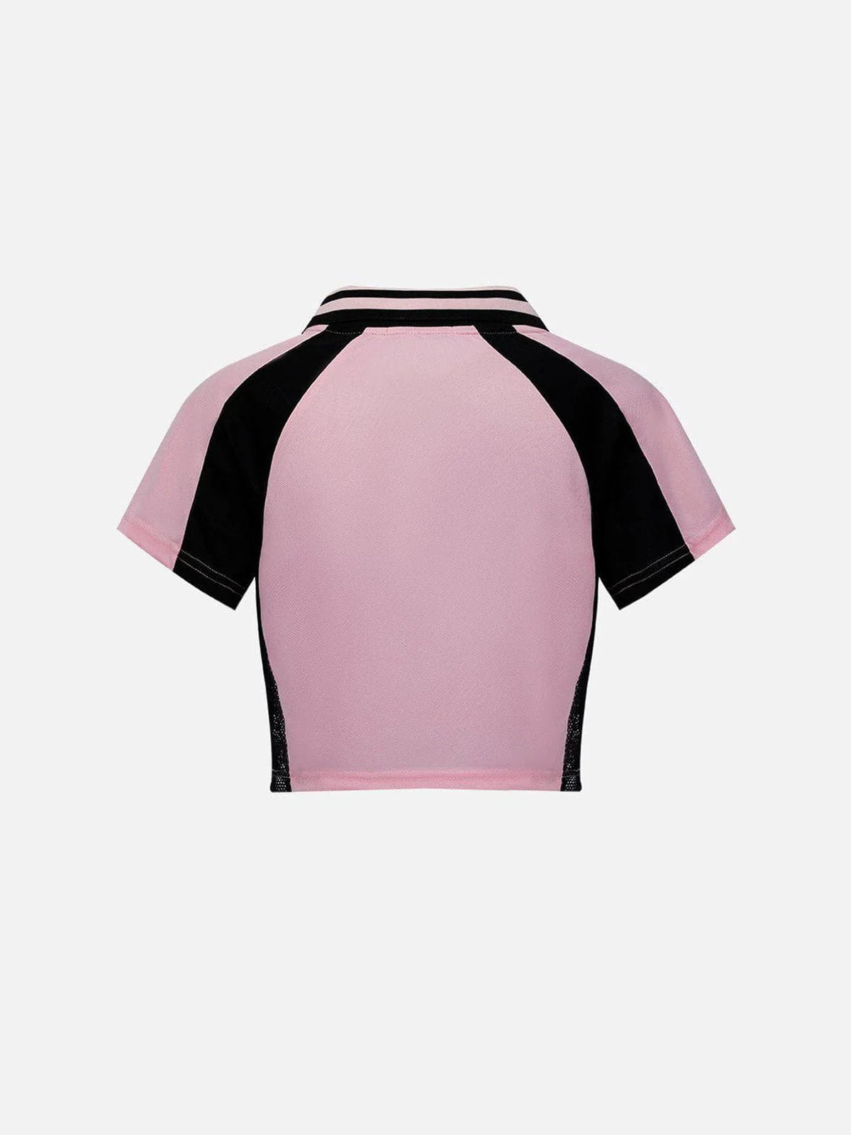 Aelfric Eden Mesh Patchwork Polo Tee