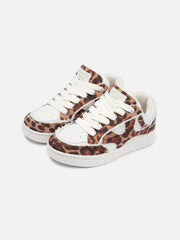 StarryClimb Leopard Print Patchwork Skate Shoes [Recommended By @regi._.mac]