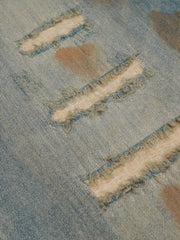 Aelfric Eden Mud Dyeing Distressed Jeans