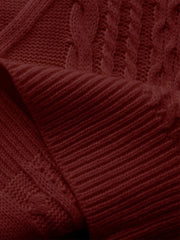 Aelfric Eden Retro 90s Burgundy Red Sweater