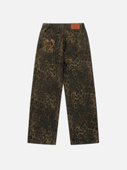 Aelfric Eden Leopard Print Jeans