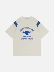 Aelfric Eden Cotton Color Blocking Tee