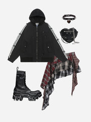 Aelfric Eden Lace Bow Hooded Jacket