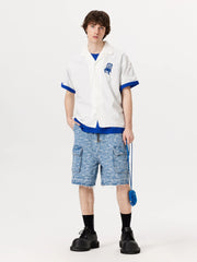 Aelfric Eden Bandana Jacquard Washed Jorts