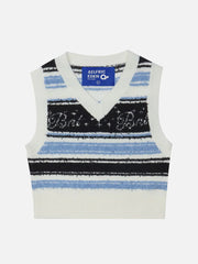 Aelfric Eden Stripe Jacquard Sweater Vest