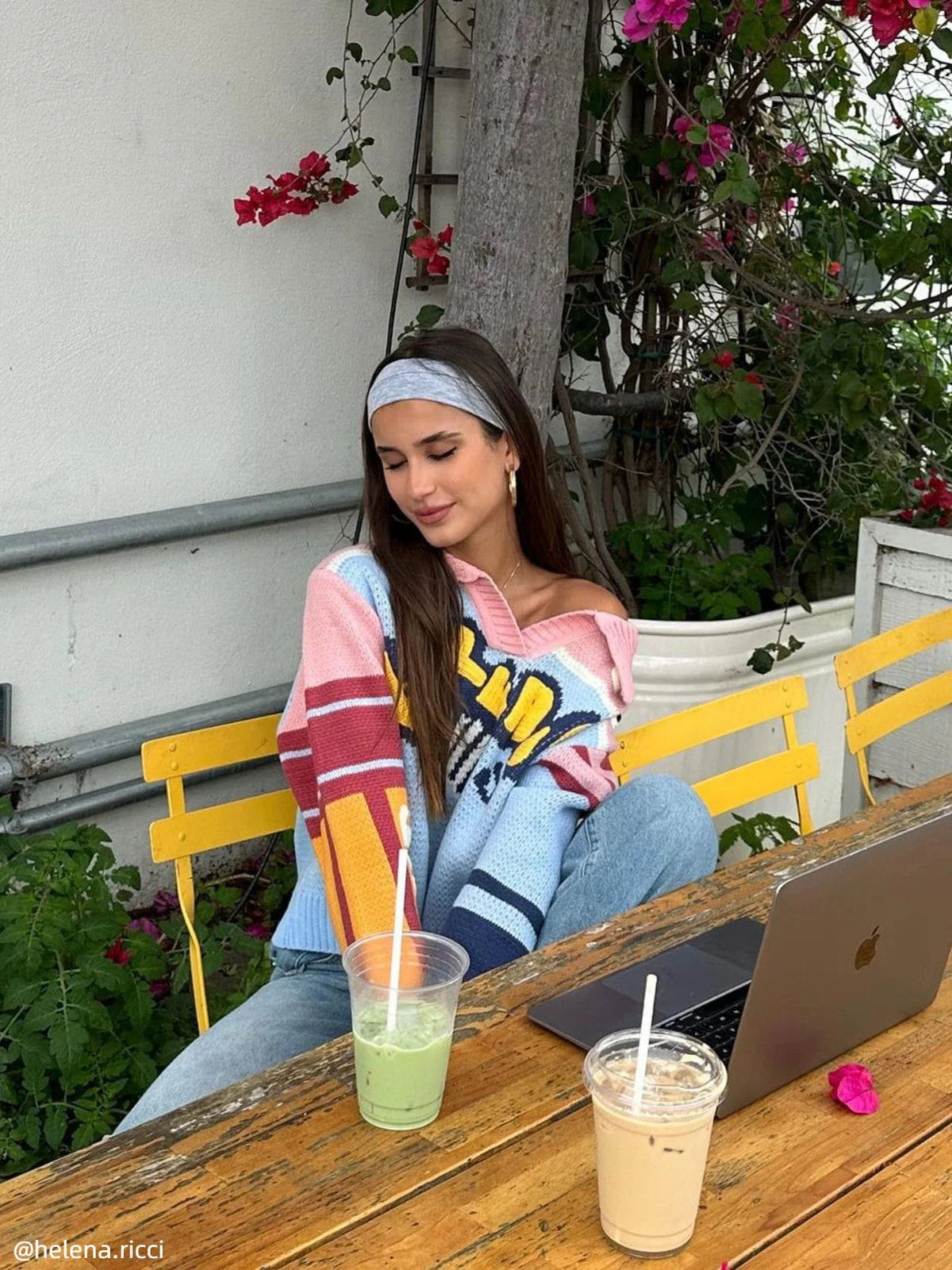 Aelfric Eden Color Blocking Stripe Sweater