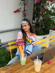 Aelfric Eden Color Blocking Stripe Sweater