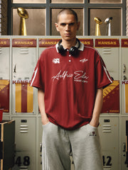 Aelfric Eden Vintage Patchwork Polo Tee