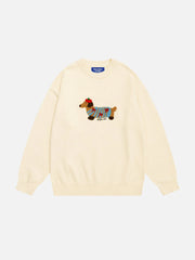 Aelfric Eden Cartoon Dachshund Sweater