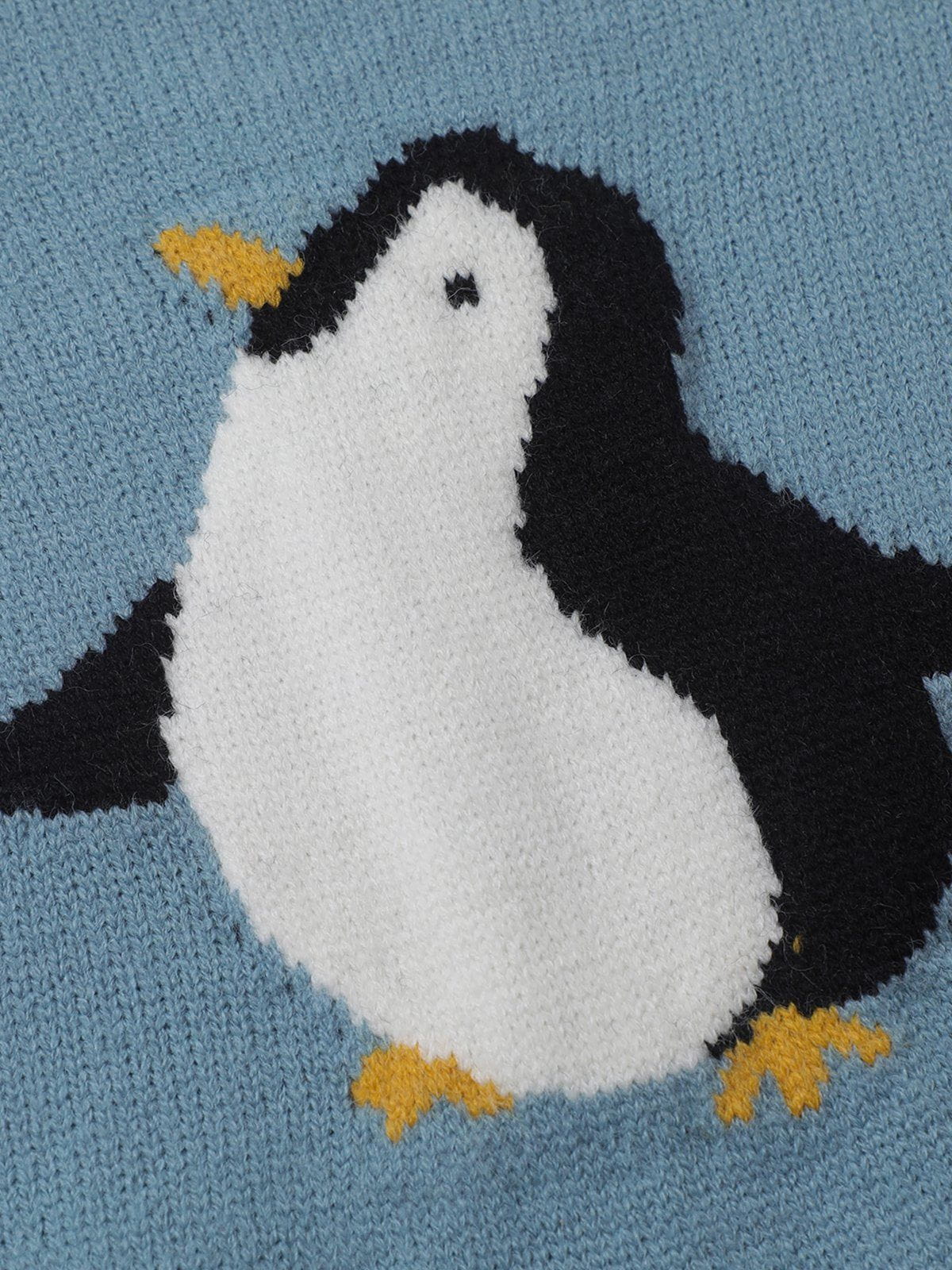 Aelfric Eden Cute Penguin Cropped Sweater