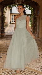 Talissa Tulle Maxi Dress - Sage
