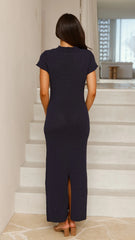 Valise Maxi Dress - Navy