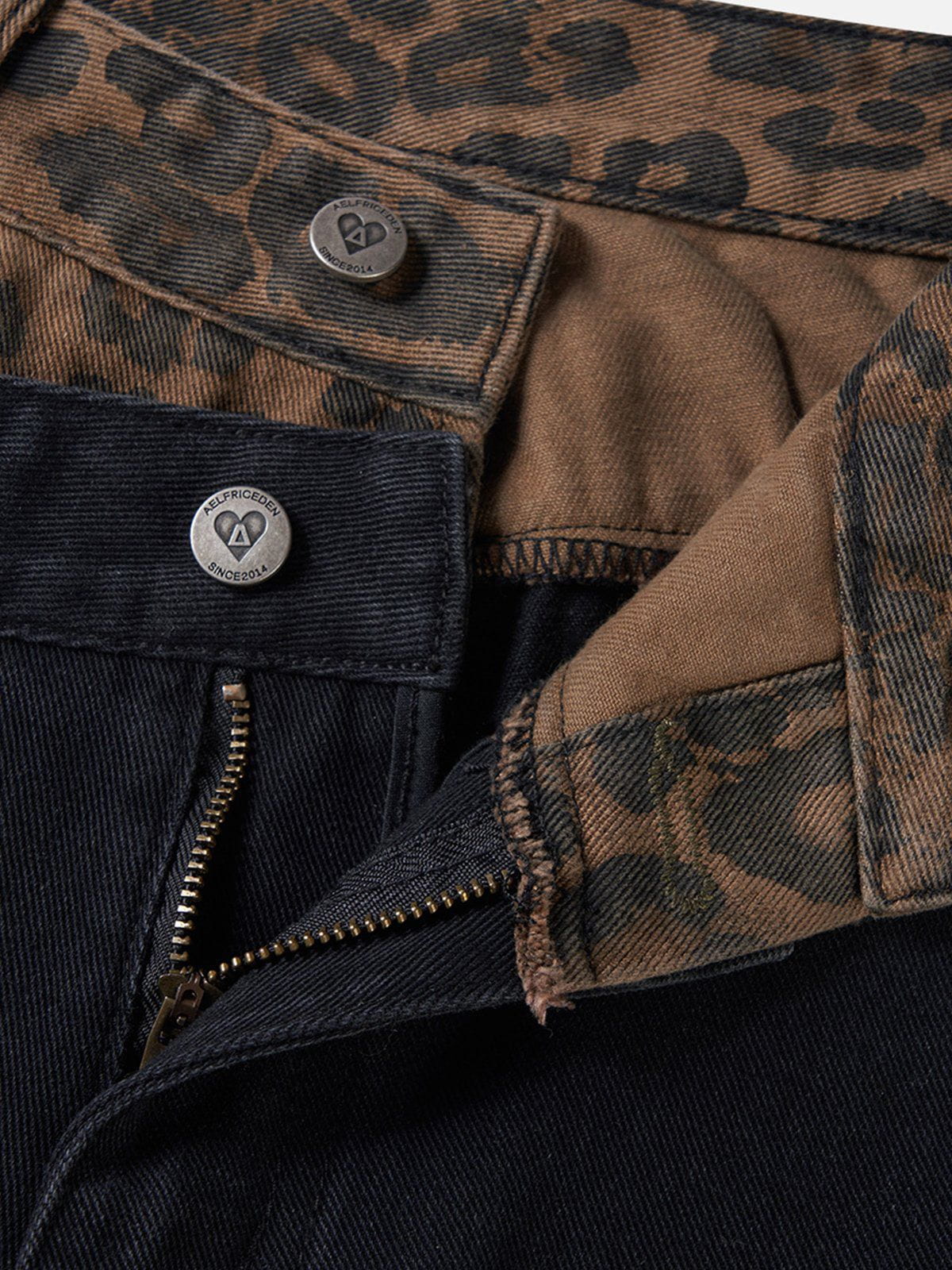 Aelfric Eden Leopard Print Sagging Jeans