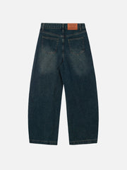 Aelfric Eden Double Waist Washed Barrel Jeans