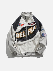 Aelfric Eden Patchwork Trackside Glamour Racing Jacket
