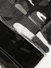 Aelfric Eden Camouflage Patchwork Shorts