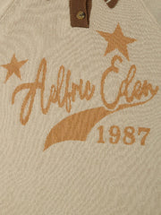 Aelfric Eden Vintage Open Knit Polo Tee
