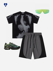 Aelfric Eden Color Blocking Drawstring Shorts