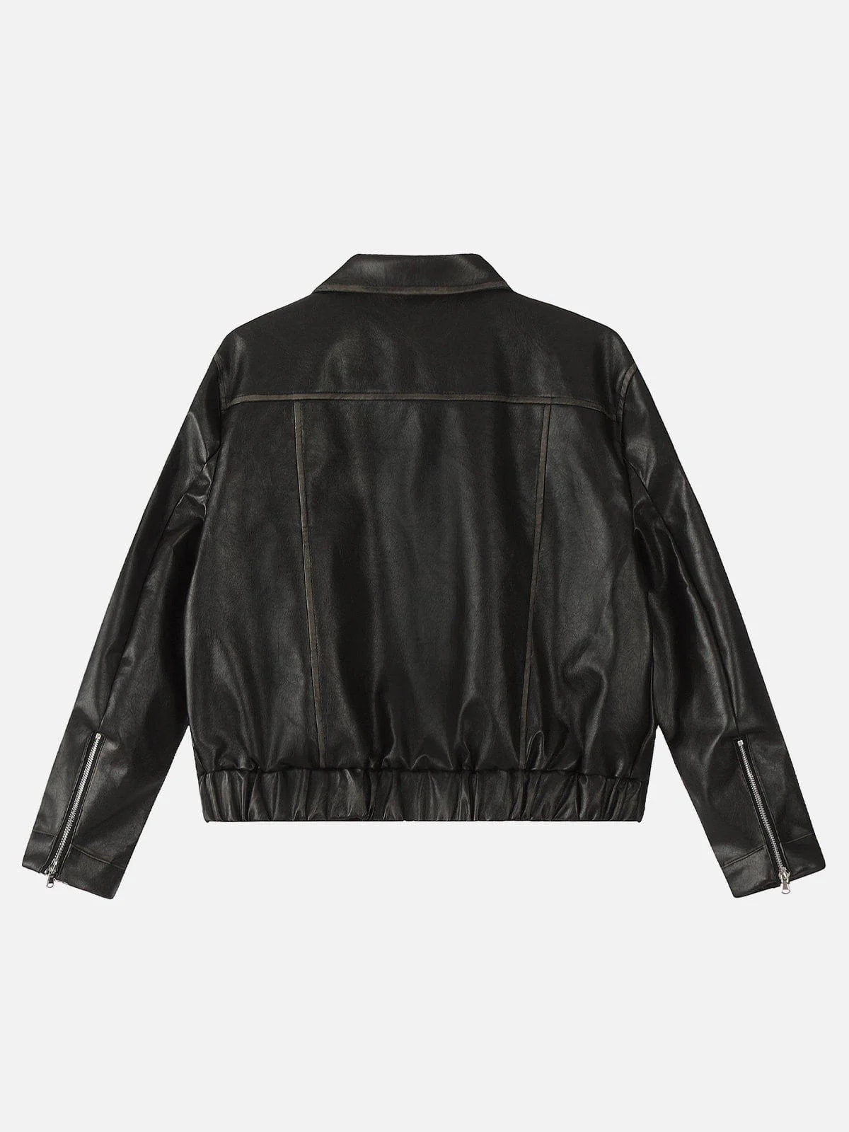 Aelfric Eden Embroidery Bow Faux Leather Jacket