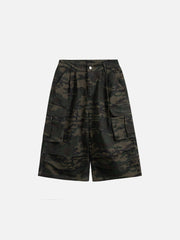 Aelfric Eden Camo Longline Cargo Shorts