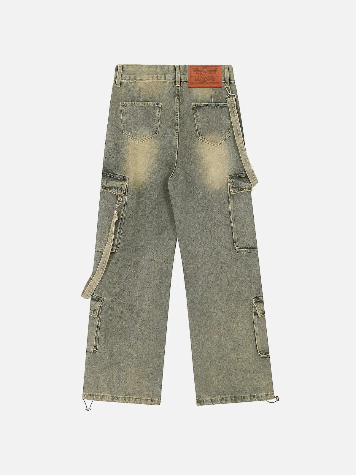 Aelfric Eden Multi Pocket Washed Loose Jeans