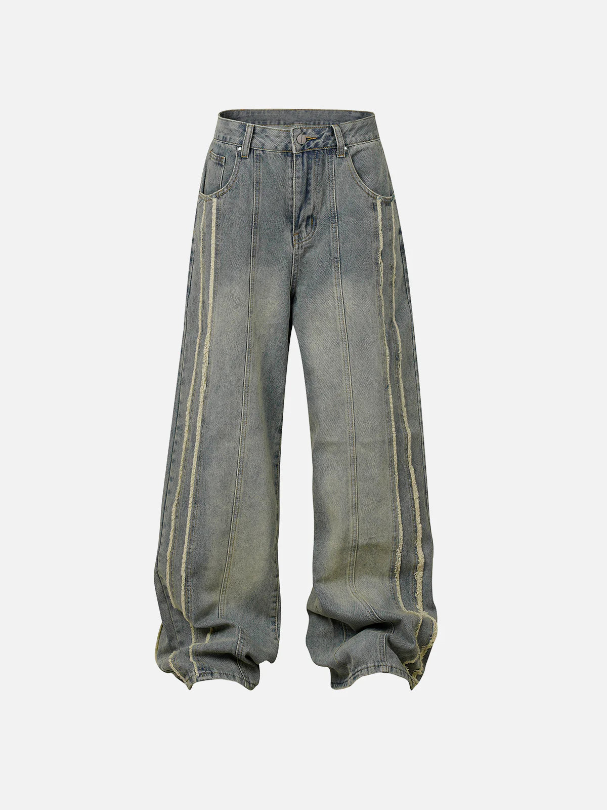 Aelfric Eden Fringe Distressed Washed Jeans