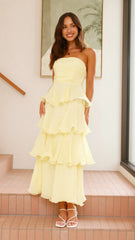 Lanica Maxi Dress - Yellow