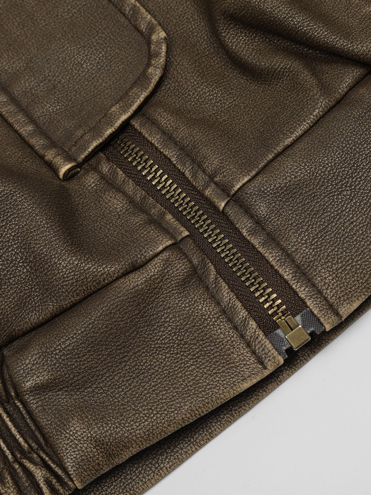Aelfric Eden Basic Pocket Faux Leather Jacket