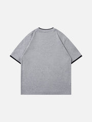 Aelfric Eden Wrinkle Patchwork Two Layer Tee