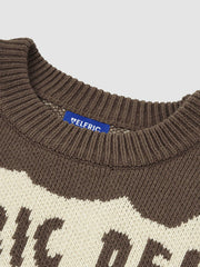 Aelfric Eden Color Blocking Cat Sweater
