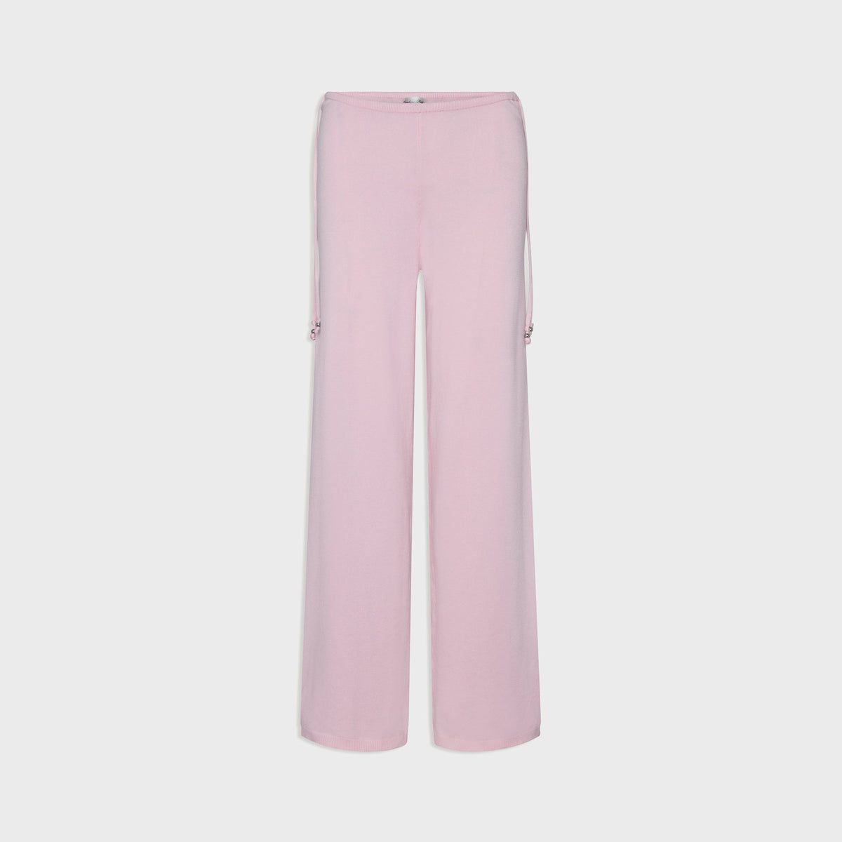 Frankies Bikinis Breeze Knit Pant in Strawberries / Cream