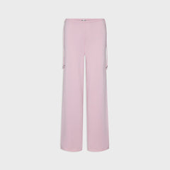 Frankies Bikinis Breeze Knit Pant in Strawberries / Cream