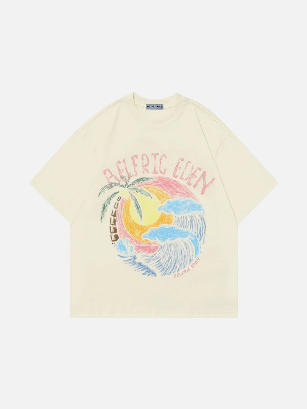Aelfric Eden Graffiti Sunset Print Tee