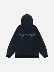Aelfric Eden Applique Butterfly Washed Hoodie