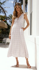 Monica Midi Dress - Atlas Print