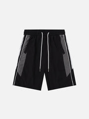Aelfric Eden Color Blocking Patchwork Shorts