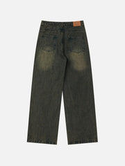 Aelfric Eden Star Heart Distressed Loose Jeans