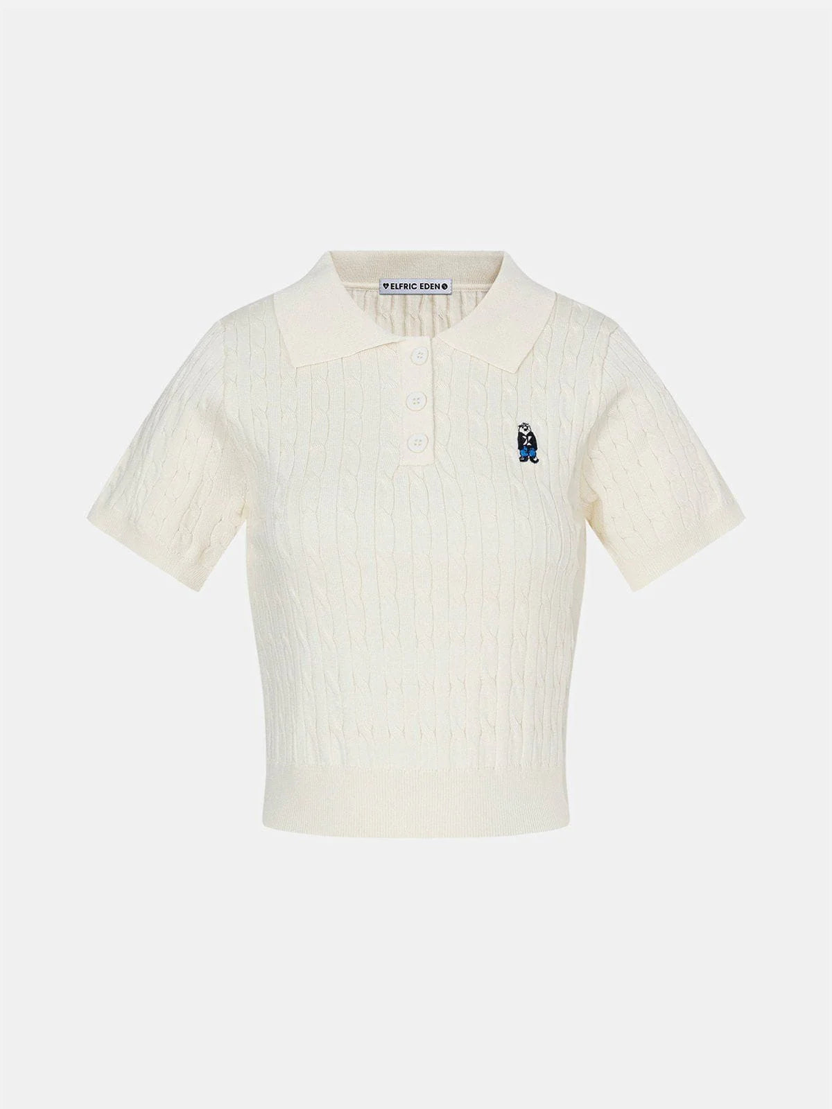 Aelfric Eden Cartoon Embroidery Polo Tee