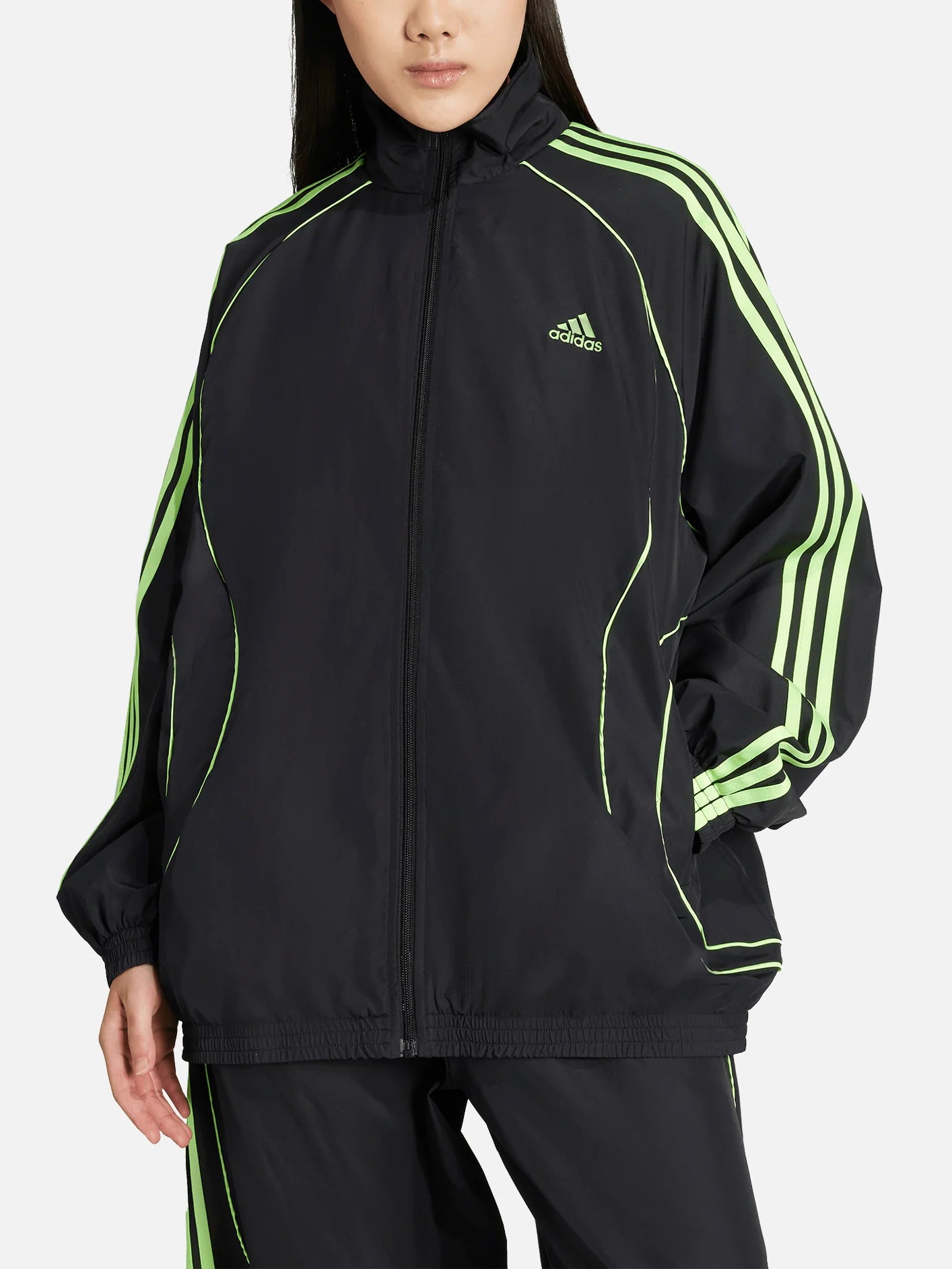 ADIDAS ORIGINALS, Teamgeist Adicolor Oversized Woven Track Top - Black, EŞOFMAN ÜSTÜ, shopi go'da!